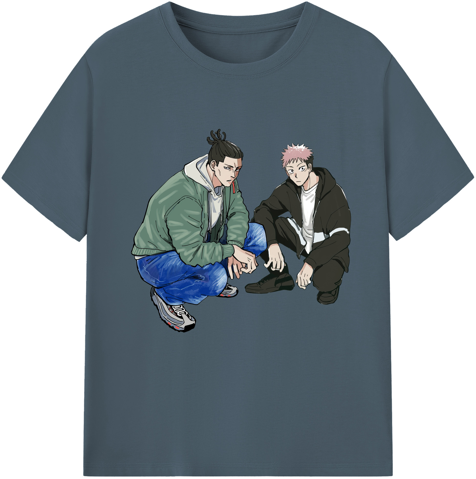 （画像用） 呪術廻戦 Jujutsu Kaisen 綿100％半袖Tシャツ（フロントプリント）